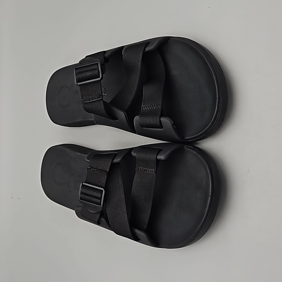 Chaco Chillos Slide Black/Black Comfort Sandal Men's US Sz 12 - Picture 8 of 10